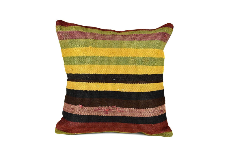 Vintage Kilim Cushion Cover Colourful Stripe Design 3 Textile Sydney Grand Bazaar 6 