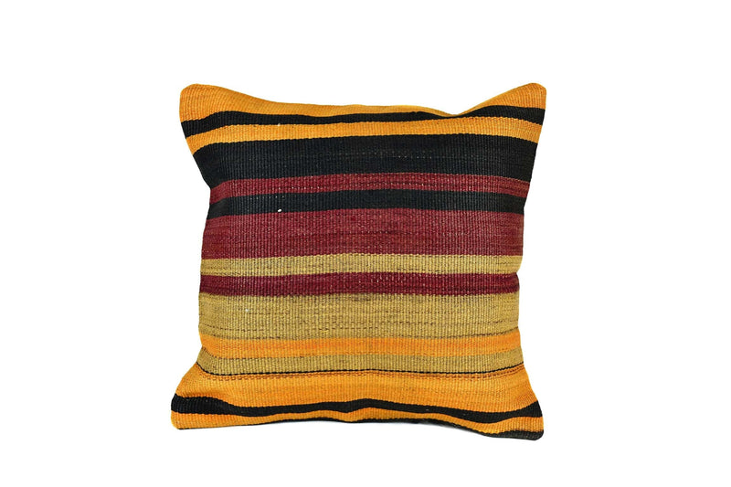 Vintage Kilim Cushion Cover Colourful Stripe Design 4 Textile Sydney Grand Bazaar 1 