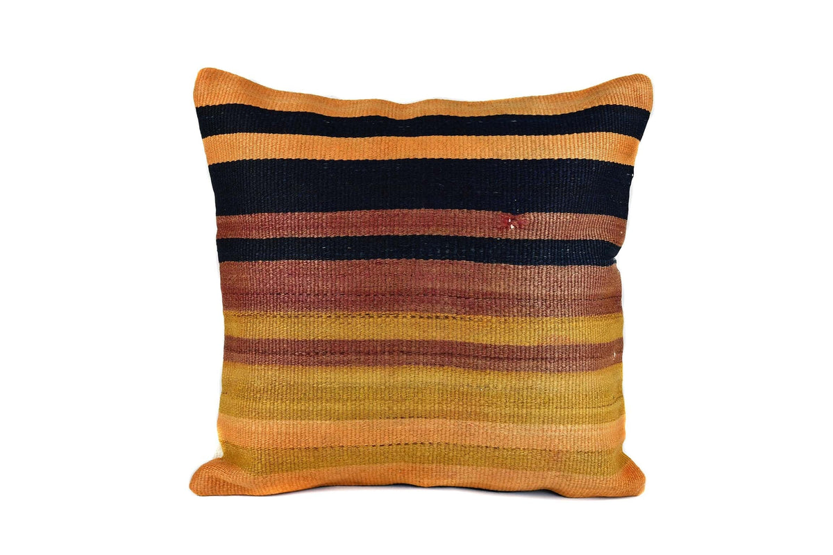 Vintage Kilim Cushion Cover Colourful Stripe Design 4 Textile Sydney Grand Bazaar 2 
