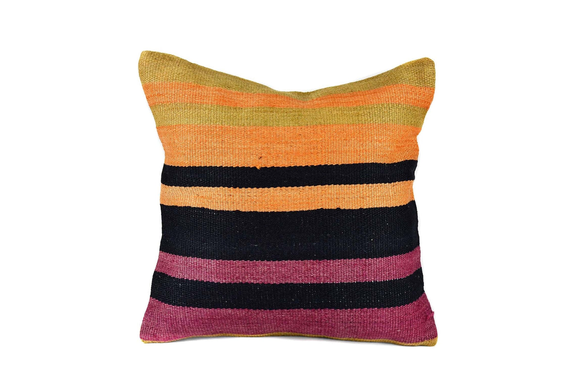 Vintage Kilim Cushion Cover Colourful Stripe Design 4 Textile Sydney Grand Bazaar 7 