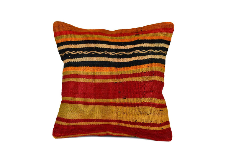 Vintage Kilim Cushion Cover Colourful Stripe Design 5 Textile Sydney Grand Bazaar 2 