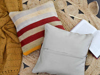 Vintage Kilim Cushion Cover Colourful Stripe Design 6 Textile Sydney Grand Bazaar 
