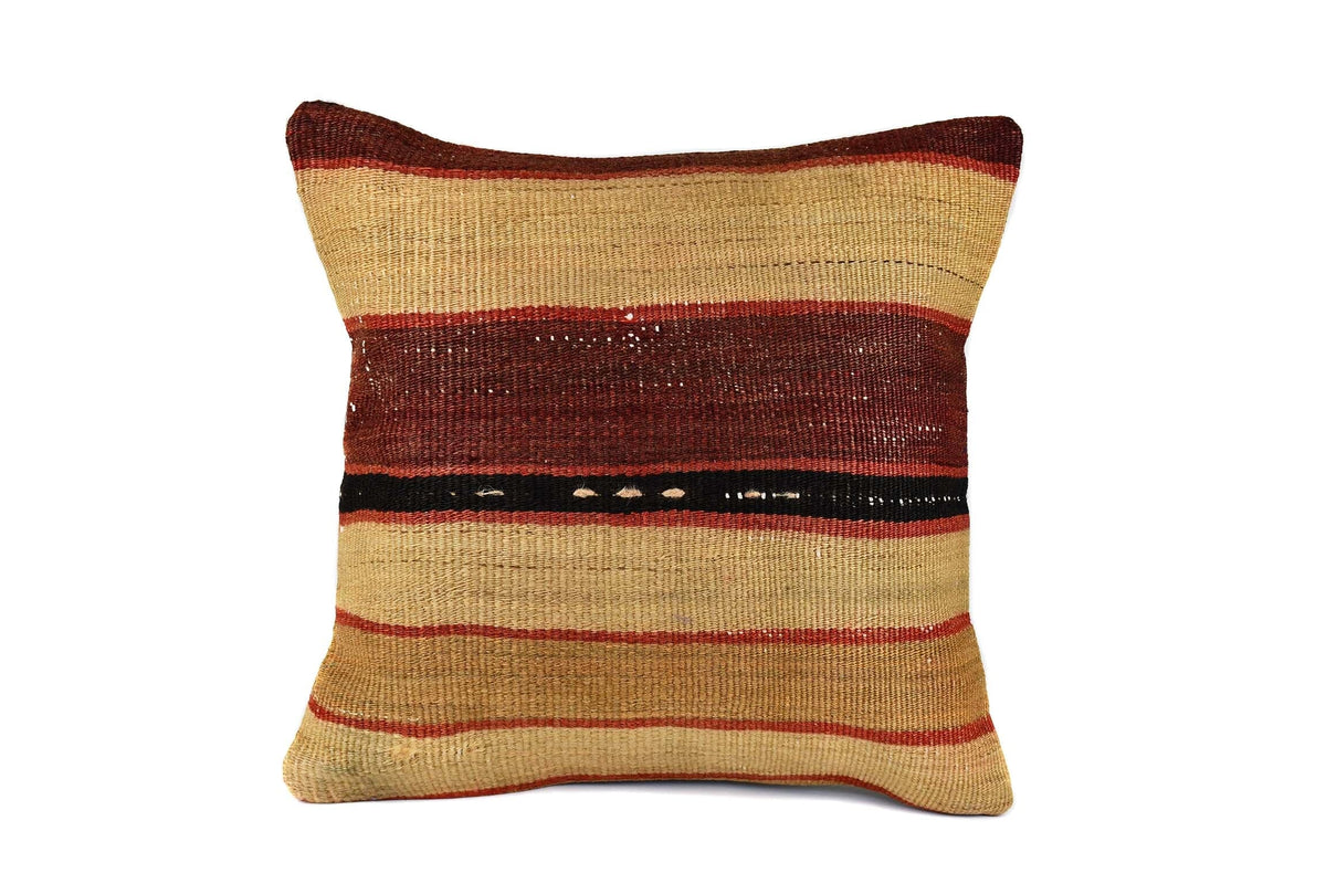Vintage Kilim Cushion Cover Colourful Stripe Design 6 Textile Sydney Grand Bazaar 1 