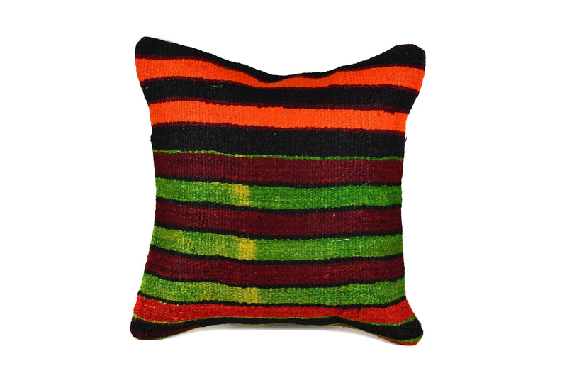 Vintage Kilim Cushion Cover Colourful Stripe Design 8 Textile Sydney Grand Bazaar 4 