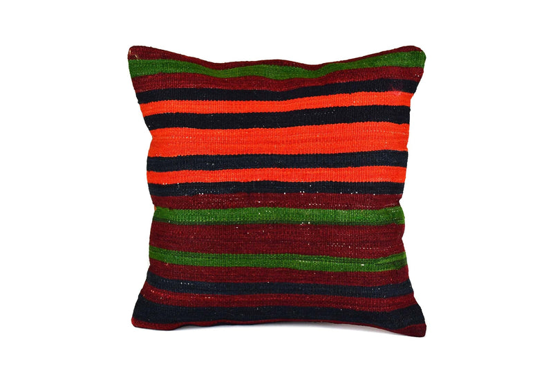 Vintage Kilim Cushion Cover Colourful Stripe Design 8 Textile Sydney Grand Bazaar 1 