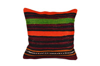 Vintage Kilim Cushion Cover Colourful Stripe Design 8 Textile Sydney Grand Bazaar 5 