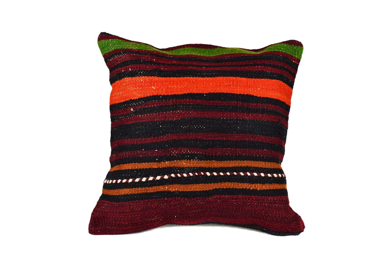 Vintage Kilim Cushion Cover Colourful Stripe Design 8 Textile Sydney Grand Bazaar 7 