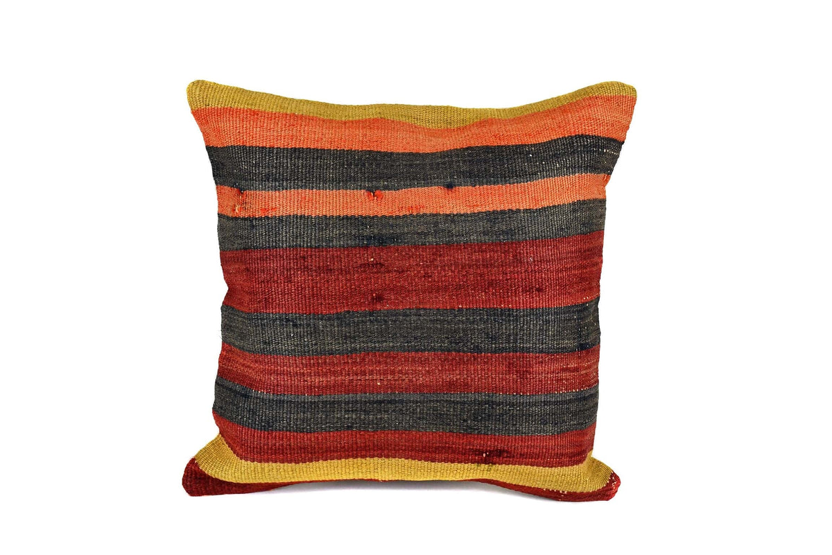 Vintage Kilim Cushion Cover Colourful Stripe Design 9 Textile Sydney Grand Bazaar 7 