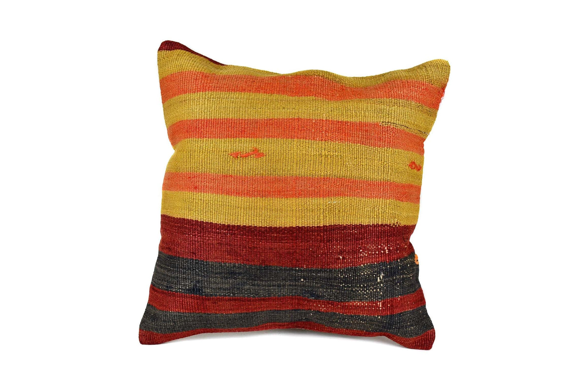Vintage Kilim Cushion Cover Colourful Stripe Design 9 Textile Sydney Grand Bazaar 4 