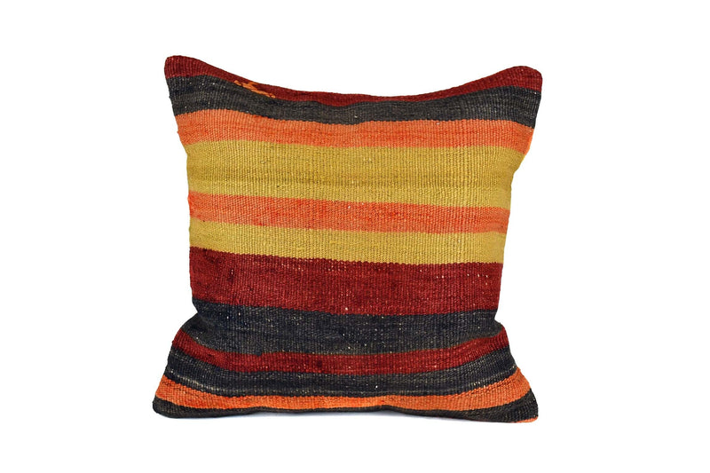 Vintage Kilim Cushion Cover Colourful Stripe Design 9 Textile Sydney Grand Bazaar 6 