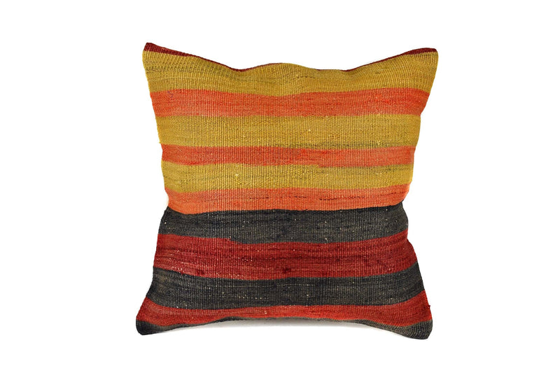 Vintage Kilim Cushion Cover Colourful Stripe Design 9 Textile Sydney Grand Bazaar 2 