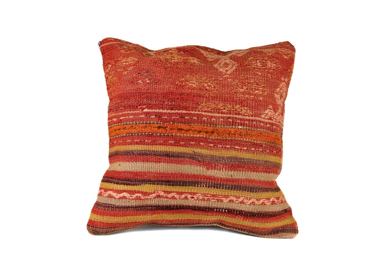 Vintage Kilim Cushion Cover Pink Stripe Textile Sydney Grand Bazaar 1 