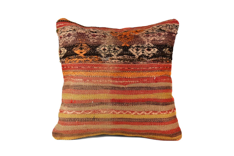 Vintage Kilim Cushion Cover Pink Stripe Textile Sydney Grand Bazaar 