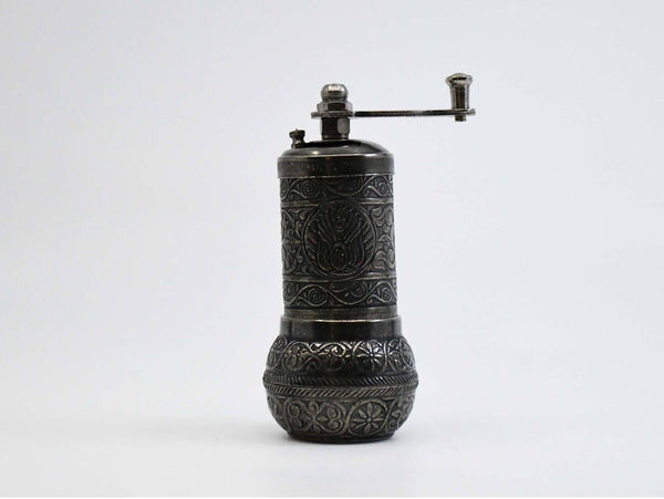 Vintage Salt & Pepper Grinder Mill Small Turkish Pantry Sydney Grand Bazaar Charcoal 