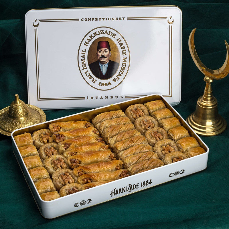 Walnut Baklava Assortment XL Box 2250 Gr Turkish Pantry Hafiz Mustafa 