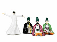 Whirling Dervish Ceramic Set of 4 Collection 2 Ceramic Sydney Grand Bazaar 