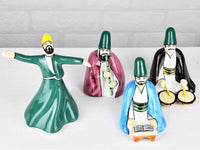 Whirling Dervish Ceramic Set of 4 Collection 3 Ceramic Sydney Grand Bazaar 