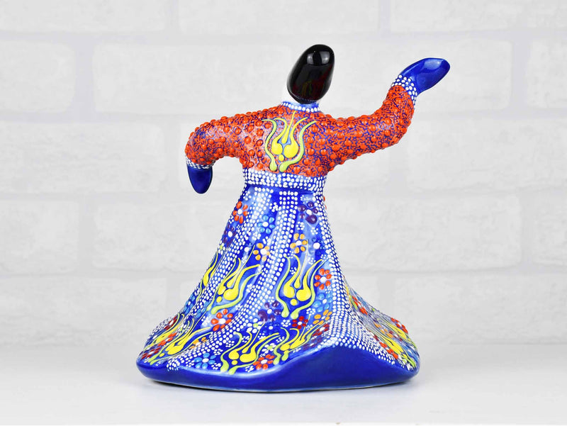 Whirling Dervish Dantel Large Blue Ceramic Sydney Grand Bazaar 