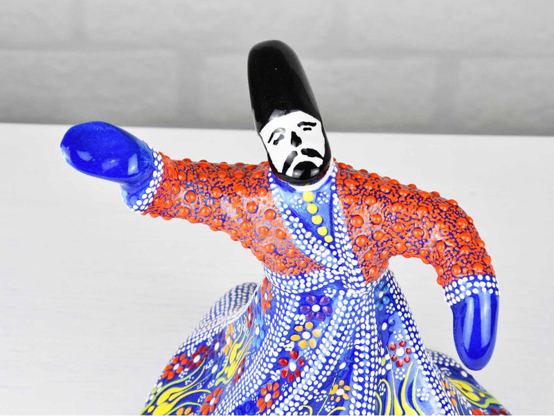 Whirling Dervish Dantel Large Blue Ceramic Sydney Grand Bazaar 