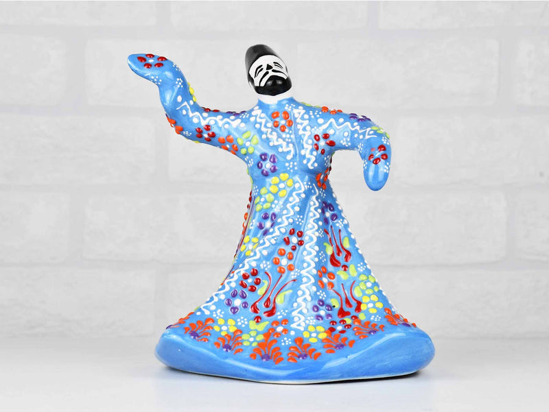 Whirling Dervish Dantel Large Light Blue Ceramic Sydney Grand Bazaar 