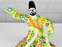 Whirling Dervish Dantel Large Light Green Ceramic Sydney Grand Bazaar 