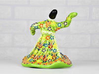 Whirling Dervish Dantel Large Light Green Ceramic Sydney Grand Bazaar 