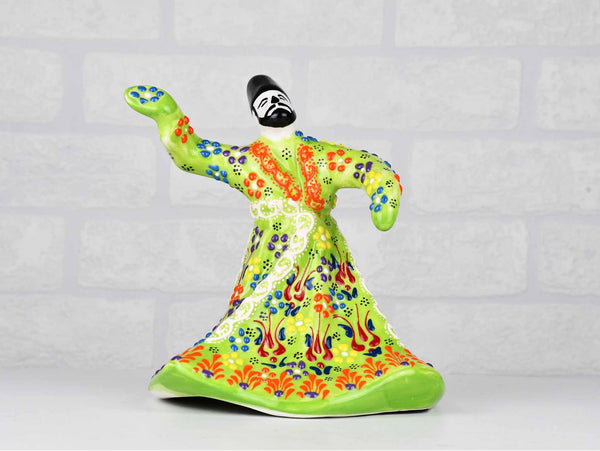Whirling Dervish Dantel Large Light Green Ceramic Sydney Grand Bazaar 