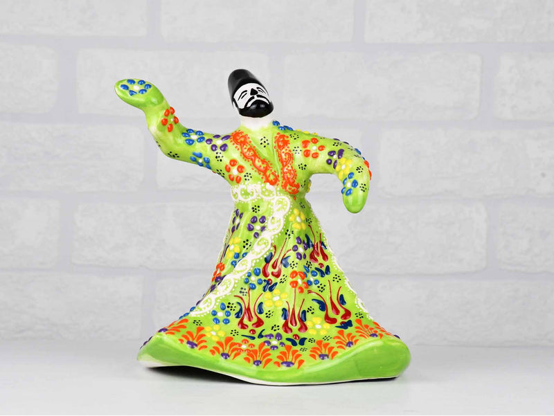 Whirling Dervish Dantel Large Light Green Ceramic Sydney Grand Bazaar 