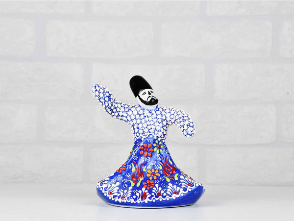 Whirling Dervish Dantel Small Blue Ceramic Sydney Grand Bazaar 