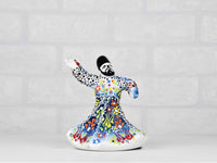 Whirling Dervish Dantel Small Teal Blue Ceramic Sydney Grand Bazaar 