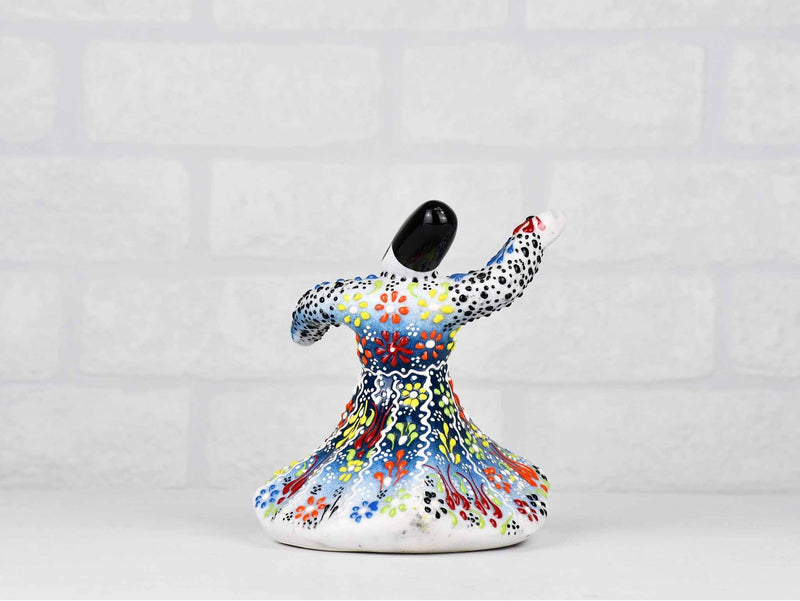Whirling Dervish Dantel Small Teal Blue Ceramic Sydney Grand Bazaar 