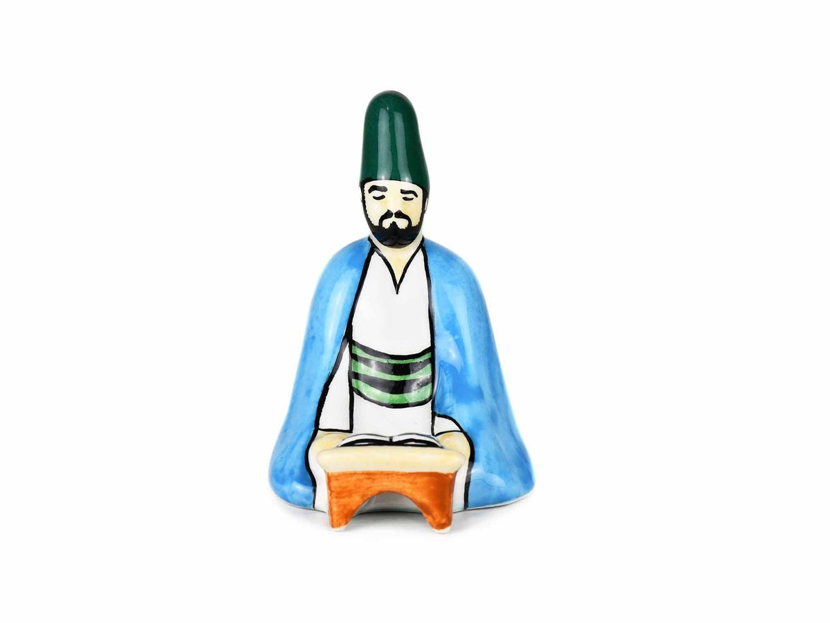 Whirling Dervish Reader Blue Ceramic Sydney Grand Bazaar 