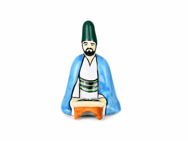 Whirling Dervish Reader Blue Ceramic Sydney Grand Bazaar 