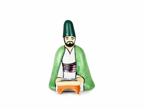 Whirling Dervish Reader Green Ceramic Sydney Grand Bazaar 